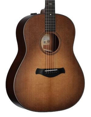 Taylor 517e Builders Edition Grand Pacific Acoustic Electric with Case Body Angled View